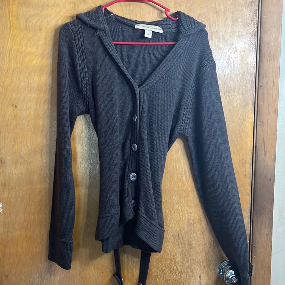 Grey Knit Cardigan